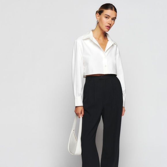 Reformation Tops - Reformation Noah Cropped Shirt